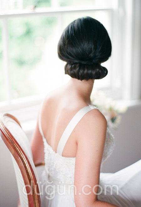 Ense Topuzu Gelinlik Modeli