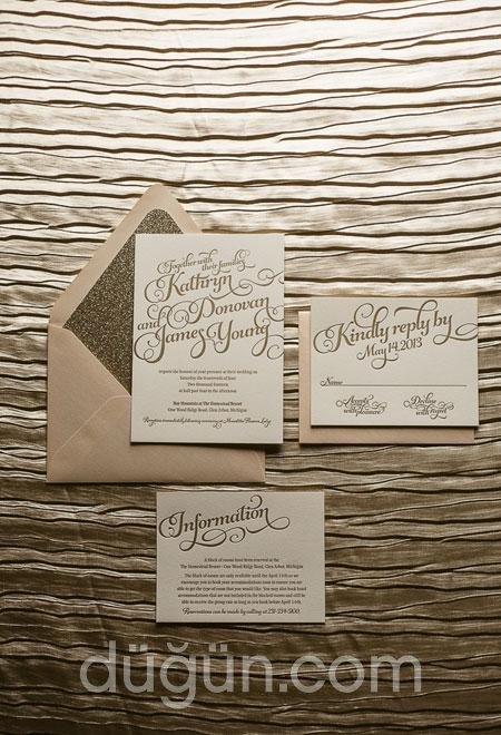 Kaligrafi Davetiye Modeli