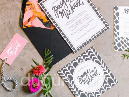 Astarlı Zarf Davetiye Modeli