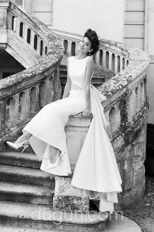 Saten Gelinlik Modeli