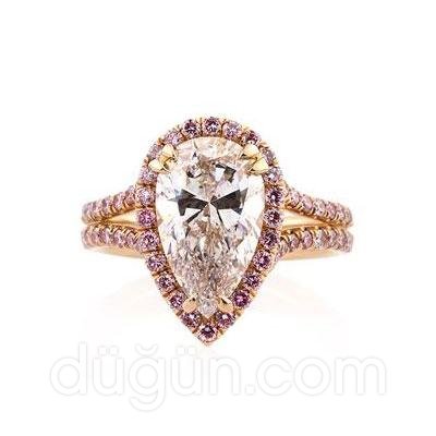 Kırmızı Damla Kesim Pırlant