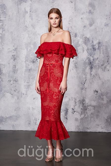 Dantel Nişan Elbisesi