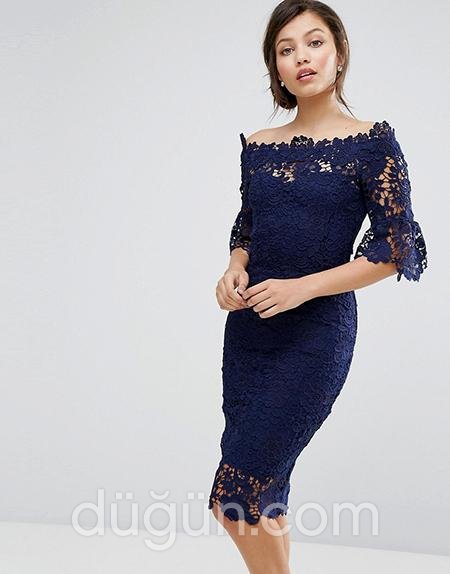 Kayık Yaka Nişanlık Modeli