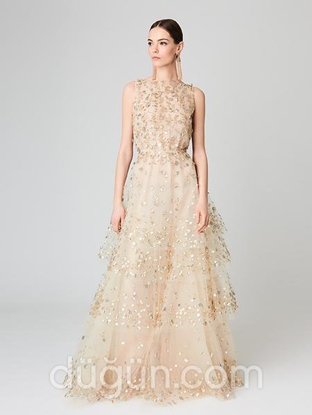 Şampanya Rengi Nişanlık Modeli