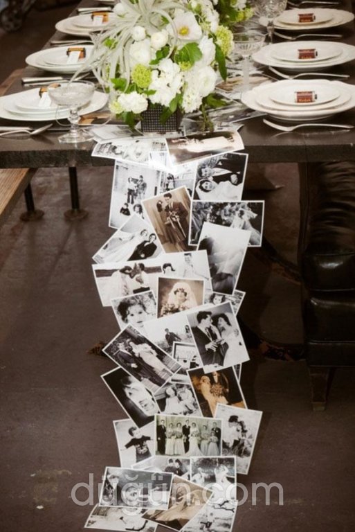 Fotoğraflı Runner Örtü