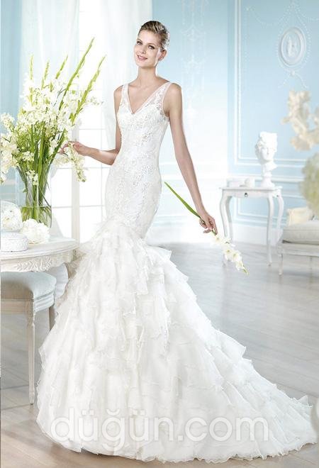 Yarım Balık Kesimli Gelinlik