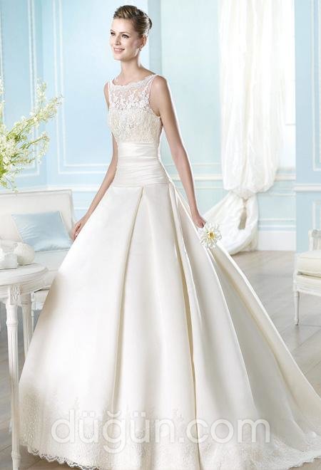 Kabarık Etekli Gelinlik