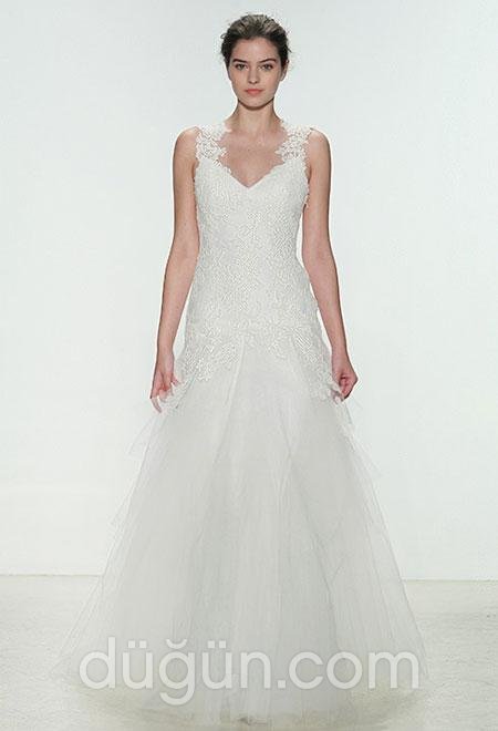 Dantel Askılı Gelinlik