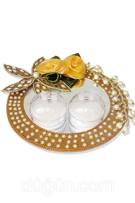 İncili Nişan Tepsisi