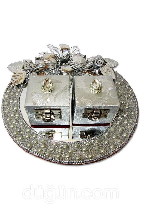 Gümüş Nişan Tepsisi