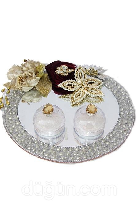 Taşlı Yüzük Tepsisi