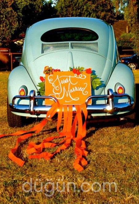 Mavi Vosvos Gelin Arabası