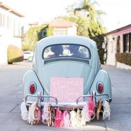 Mavi Vosvos Düğün Arabası