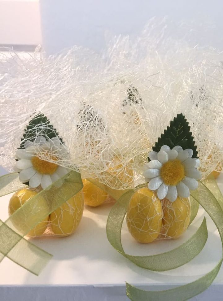 Papatya Konseptli Nikah Şekeri