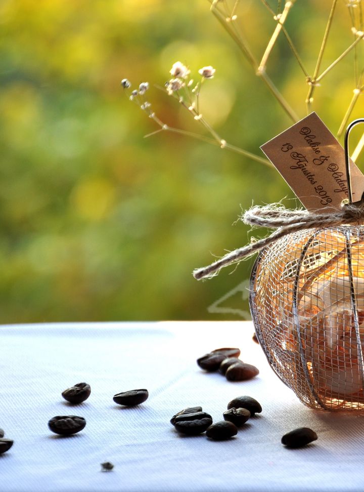 Rustik Tasarımlı Nikah Şekeri