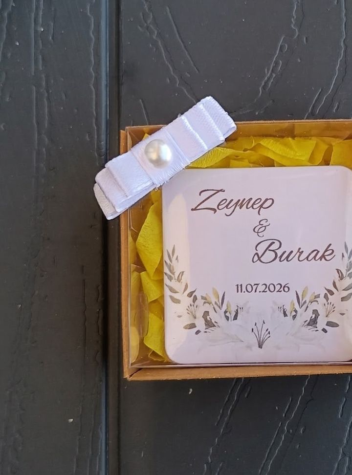 Magnet Nikah Hediyeliği - Model 6