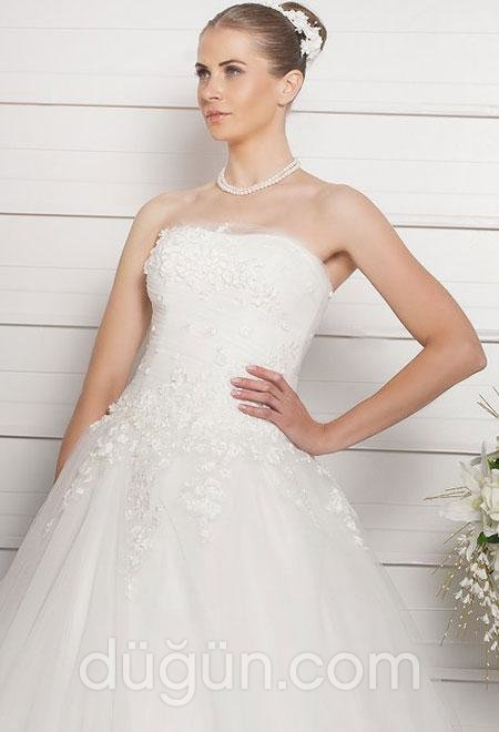 Korsajlı Gelinlik Modeli