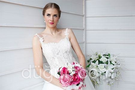 Dantel Gelinlik Modeli