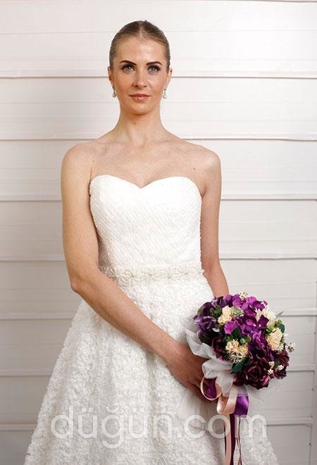 Organze Gelinlik Modeli