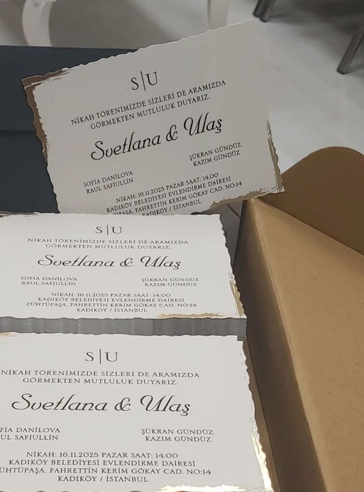 DB-12-25 Altın Varaklı Kına Söz - Nişan Davetiye