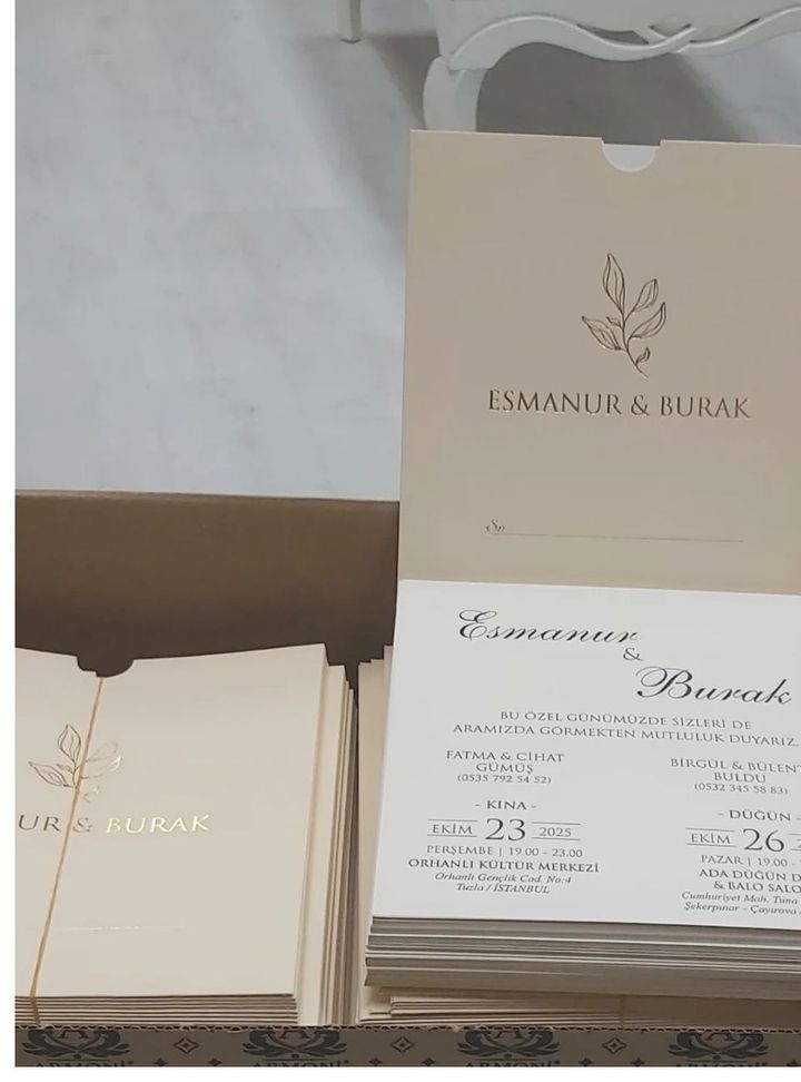 DB-25-25 Düğün Nikah Söz - Nişan Davetiye