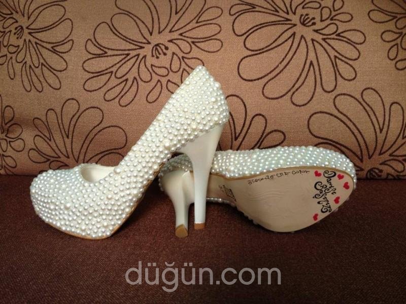 İnci Gelin Ayakkabısı
