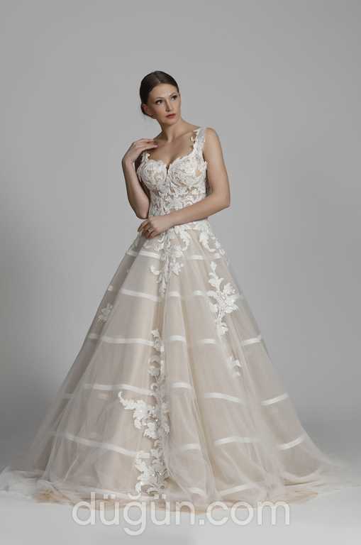 Glamour Bridal 16 A kesim Straplez Romantik gelinlik - 1