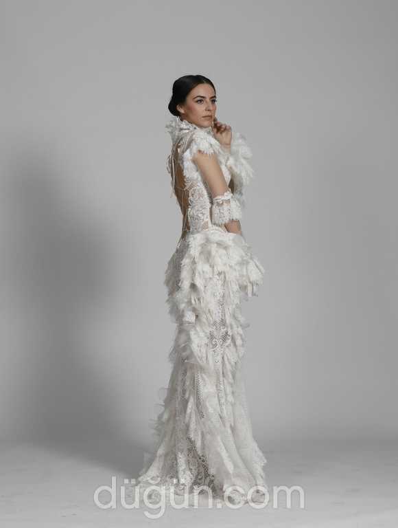 Glamour Bridal 19 Balık kesim Hakim yaka  Bohem gelinlik - 1