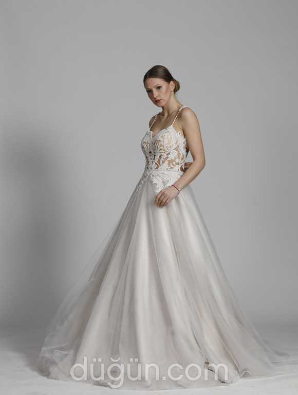 Glamour Bridal 11 A kesim Straplez Romantik gelinlik - 2