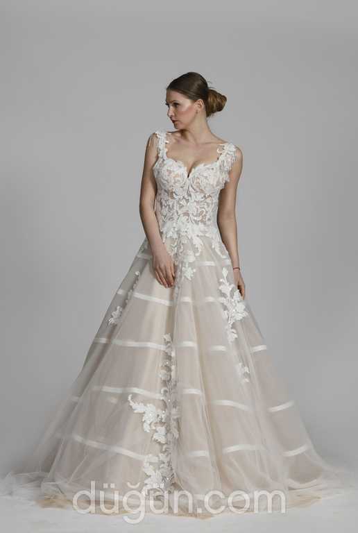 Glamour Bridal 16 A kesim Straplez Romantik gelinlik - 2