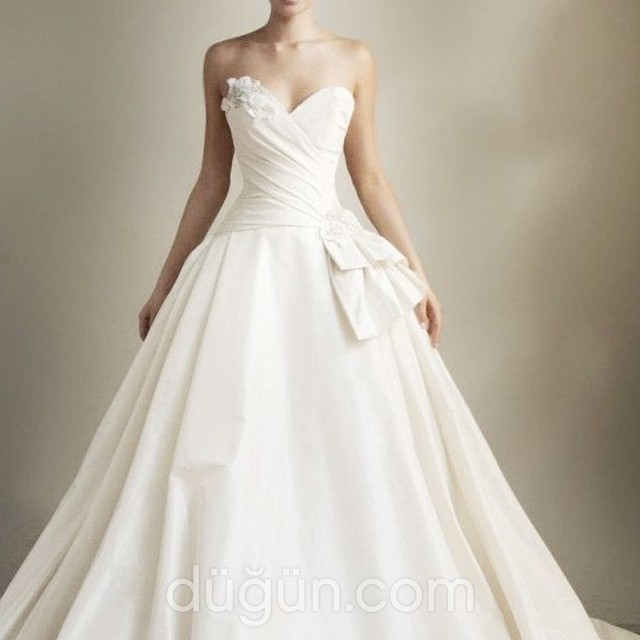 Glamour Bridal 58 Prenses kesim Straplez Sade gelinlik