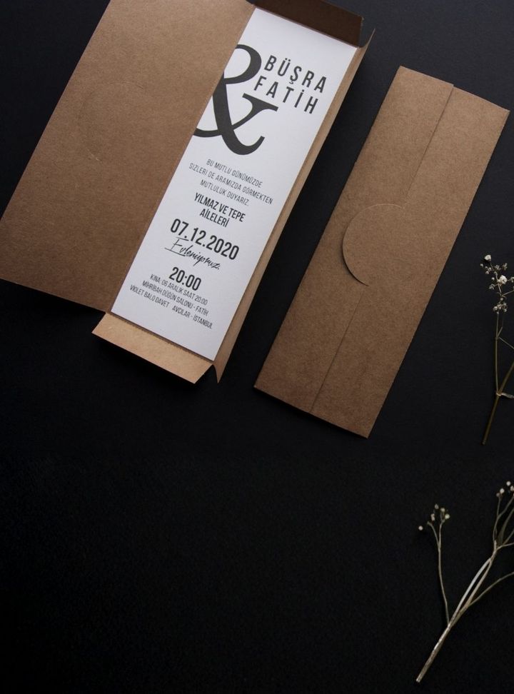 NV-20-25 Düğün Nikah Söz - Nişan Davetiye