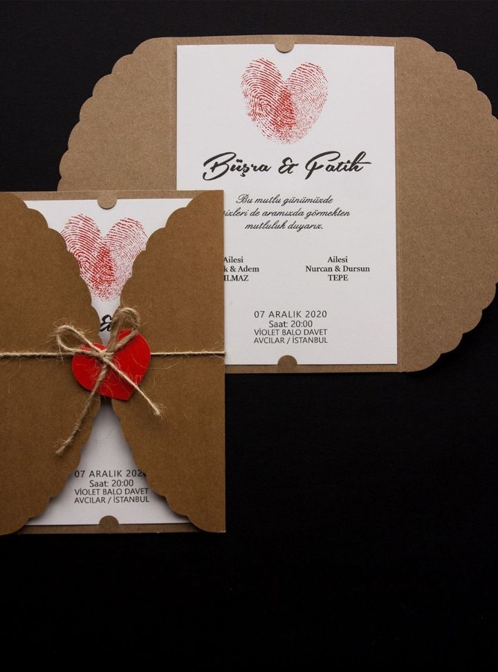 NV-34-25 Düğün Nikah Söz - Nişan Davetiye