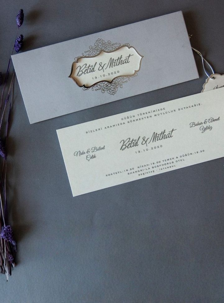 NV-01-25 Düğün Söz - Nişan Sade Davetiye