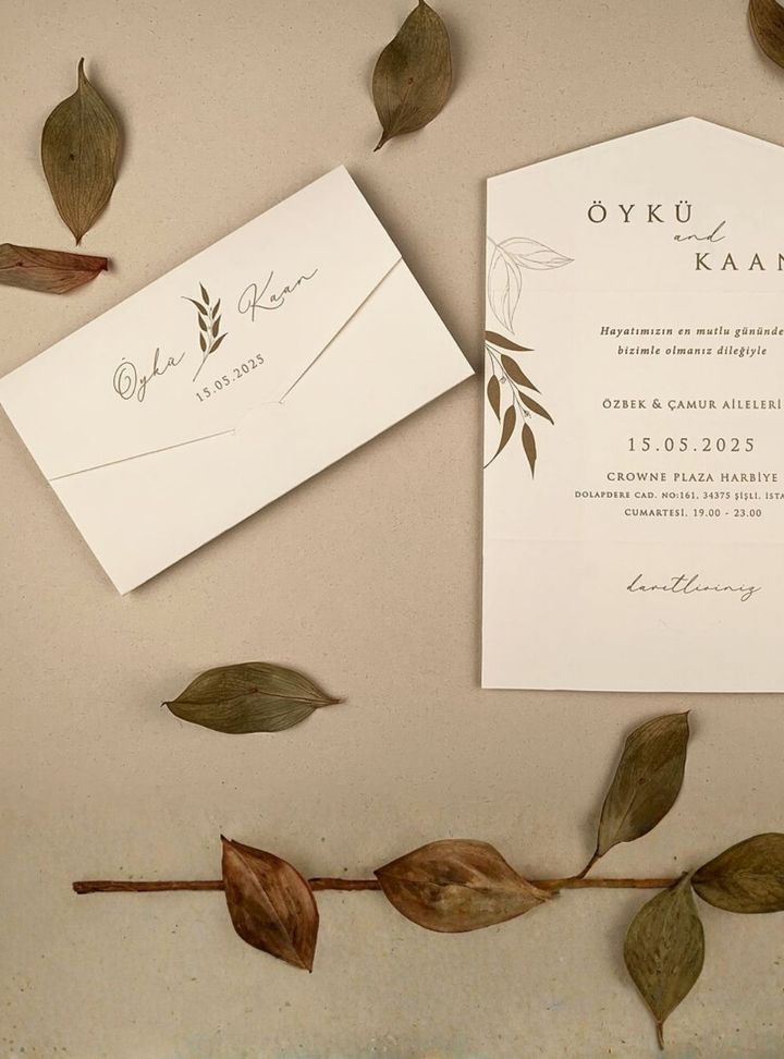 ED-81-25 Düğün Nikah Söz - Nişan Davetiye