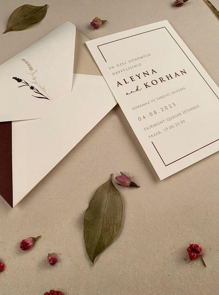 ED-88-25 Düğün Nikah Söz - Nişan Davetiye