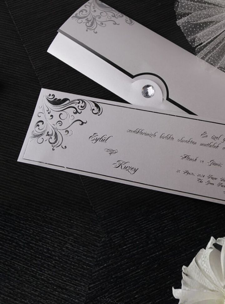 BD-08-25 Sade Düğün Söz - Nişan Davetiye