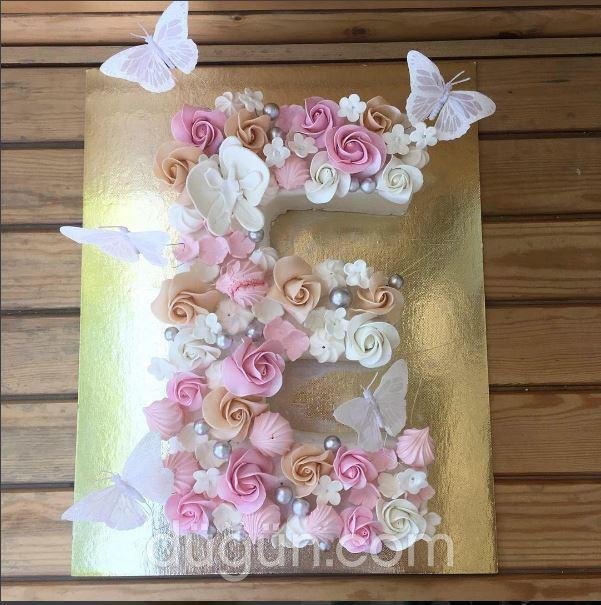 Harfli Nişan Pastası