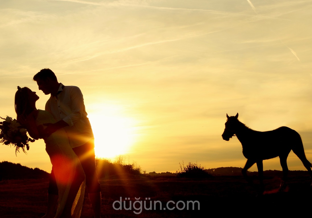 Silüet Gün Batımı Dış Çekim Fotoğrafı