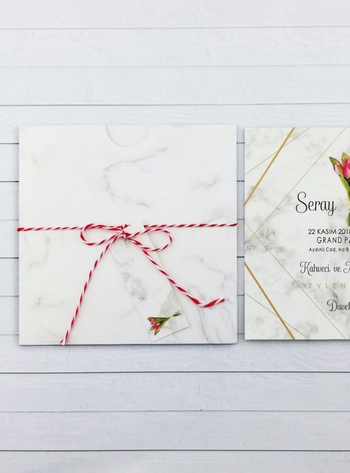 DMA-44-25 Düğün Sade Davetiye