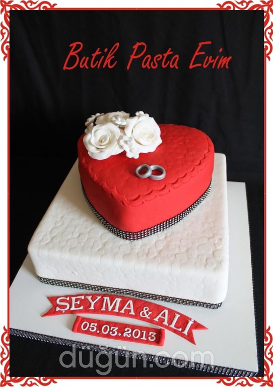 Butik Pasta Evim Düğün Pastası Denizli