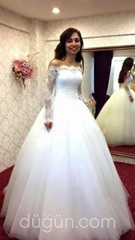 Beyaz İnci Gelinlik