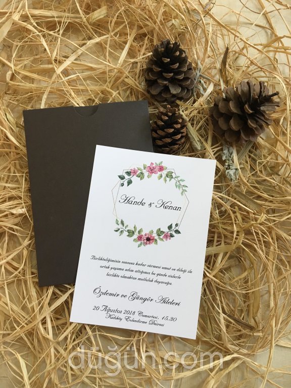 Siyah Zarflı Davetiye