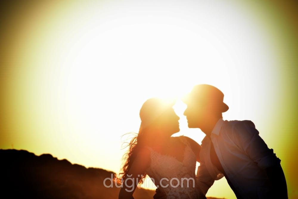 Gün Batımı Gelin-Damat Fotoğrafı