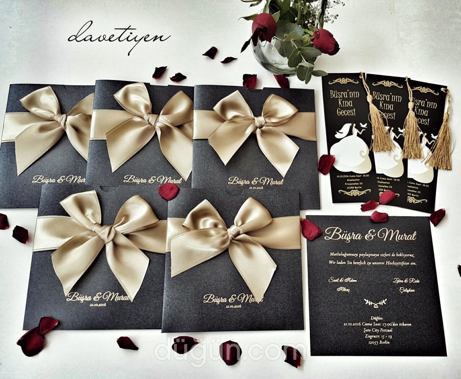 Siyah Kına Gecesi Davetiyesi