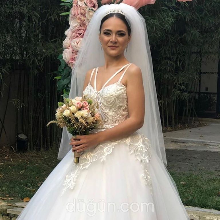 Derya Çelebi 75 Prenses kesim Straplez Romantik gelinlik - 2