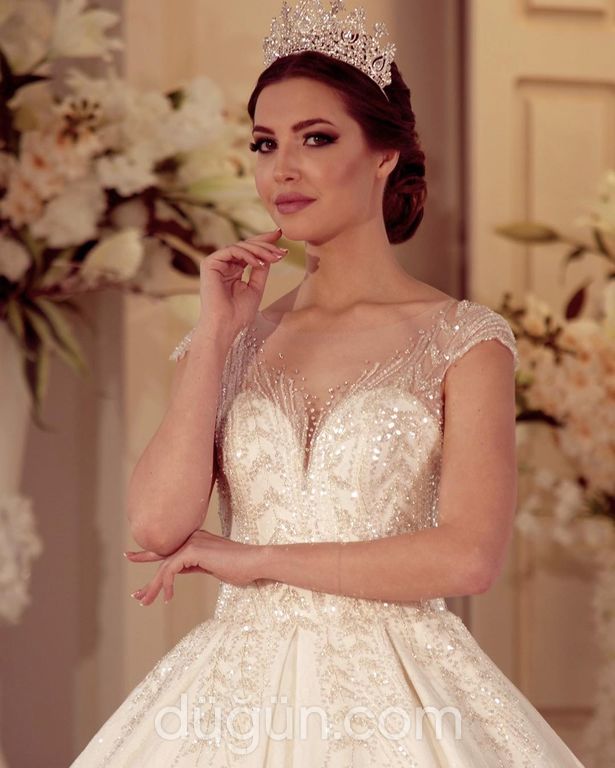 3173 Prenses Kesim Straplez Sırt Dekolteli Gelinlik 4