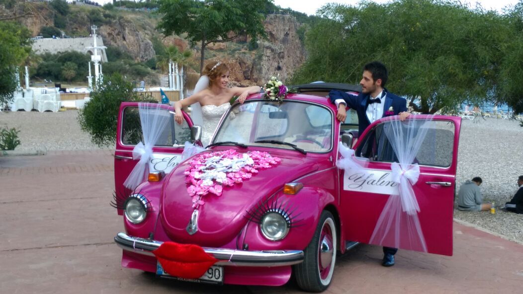 Pembe Tosba Gelin Arabası