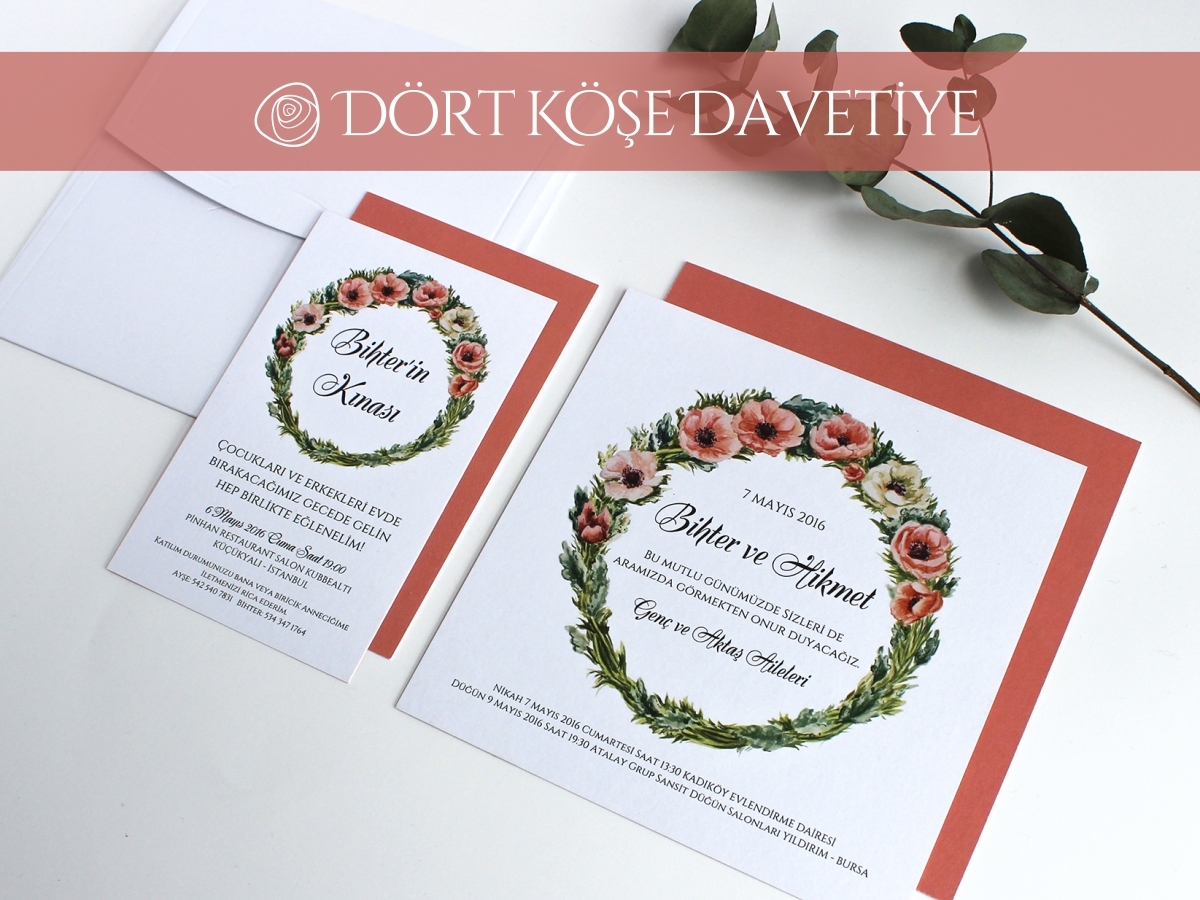 Dört Köşe Davetiye