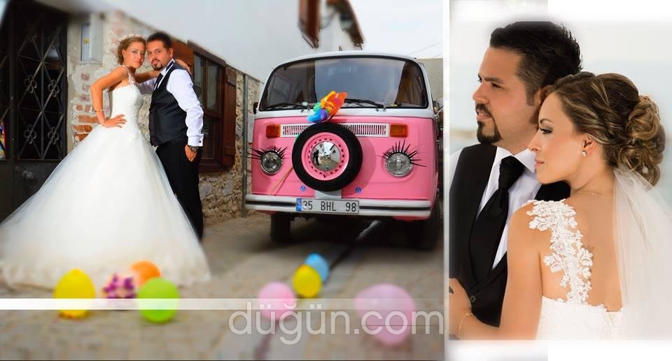 Pembe Düğün Arabası